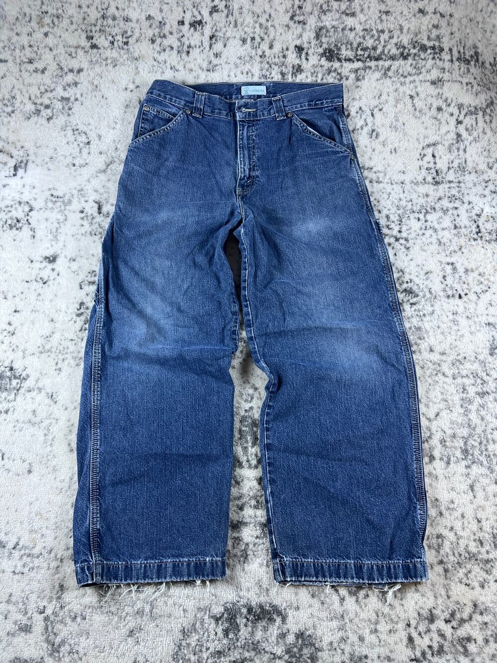 Arizona Jean Company Men’s Dark Blue Straight-Leg Jeans